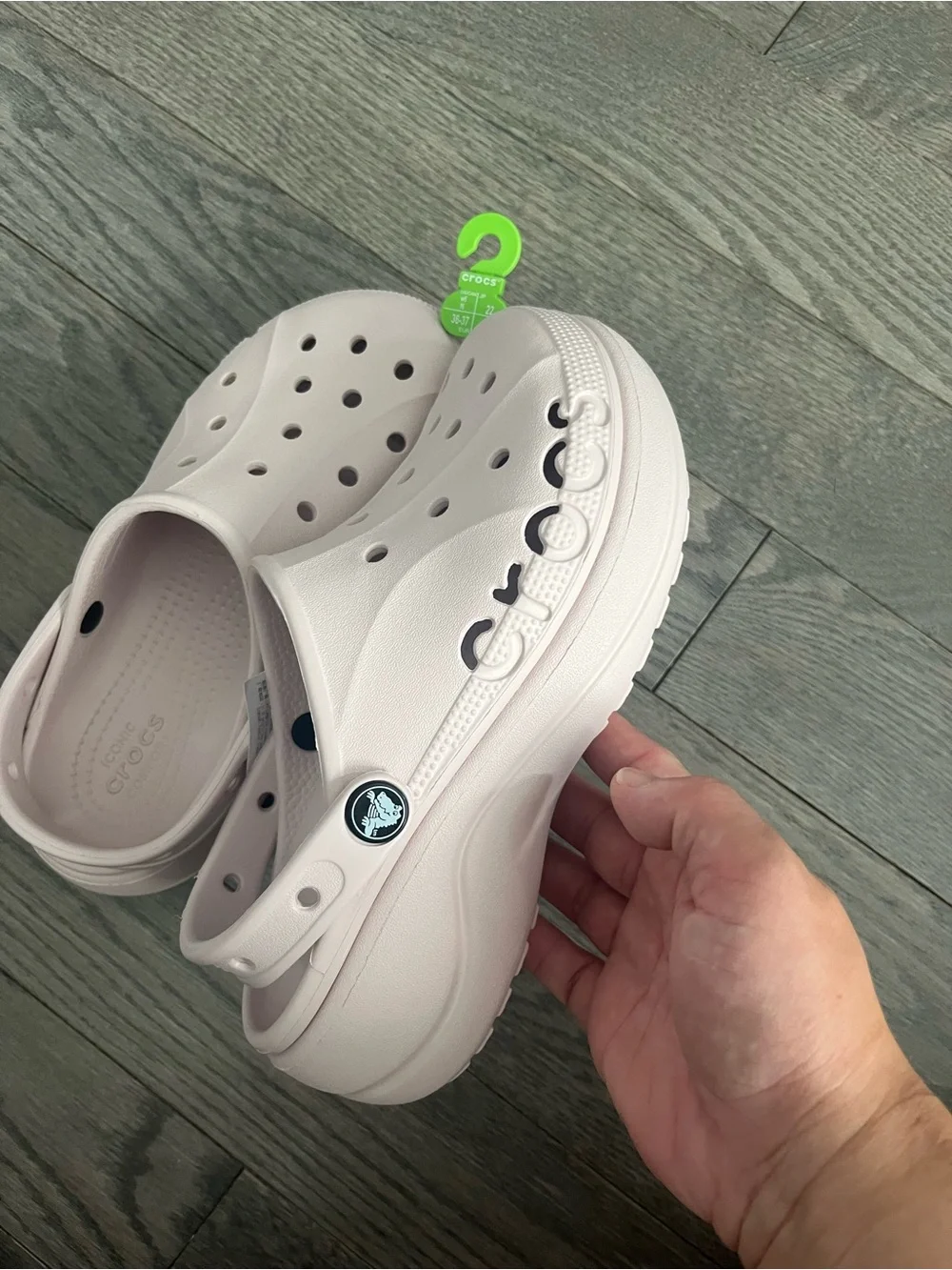 Crocs - (WMNS) Crocs Baya Platform Clog 'Barely Pink' women’s size 6 NWT